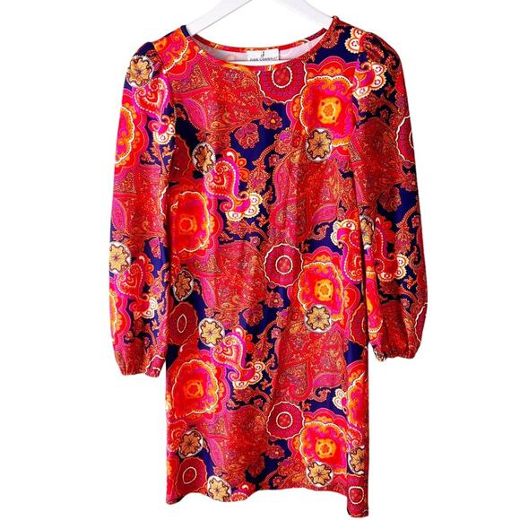 Jude Connally Women's Chloe‎ Paisley Medallion Print Dress XS Colorful - Picture 1 of 7